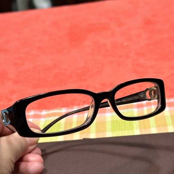 Chanel Vintage Glasses 50mm Black on Puple - Picture 10 of 15